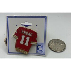 KC Chiefs Pins RARE 1998 Kansas City Chief Elvis Grbac Jersey Pin NFL Fan Pin